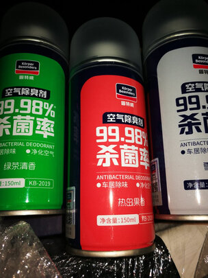车内异味去除剂