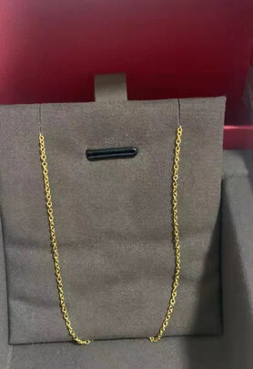 达人选择曼卡龙侧身项链黄金项链真实感受评测,说说二个月感受分享