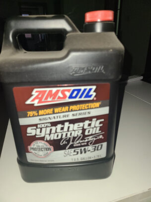 %title插图%num 安索(AMSOIL)全合成机油 润滑油 0W-40 SN 946ml 签名版AZFQT 养车保养