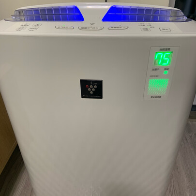 夏普（SHARP）空气净化器家用消毒机器无雾健康加湿除甲醛雾霾烟尘PM2.5 设计KC-Z380SW1净化加湿空气净化器