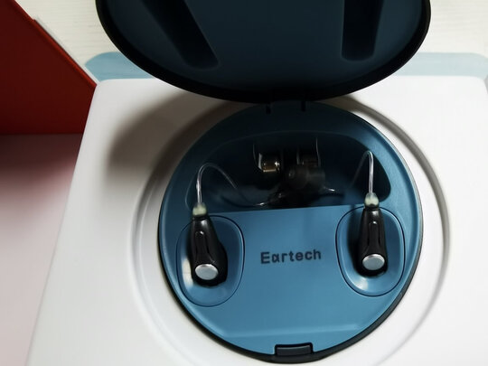 %title插图%num 挚听(Eartech)智能验配助听器老年人专用中重度耳聋耳背智能验配无线隐形耳挂式32通道双耳锖色