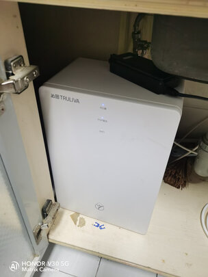 沁园（TRULIVA）净水器小净灵RO反渗透秒速出水家用大通量纯水机KRL3005 白色