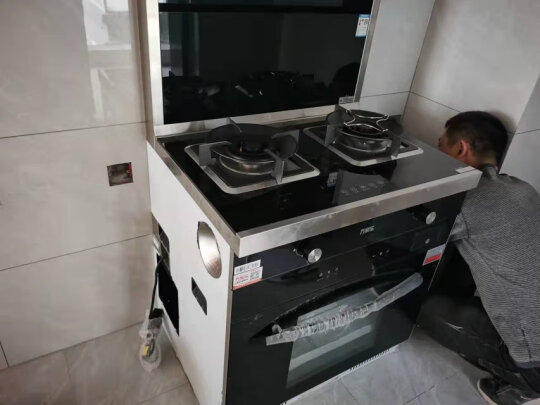 %title插图%num 万家乐 集成灶小户型750mm 一体式环保灶 大吸力 侧吸抽油烟机燃气灶集成一体灶套装 LJ3C75(B) 天然气