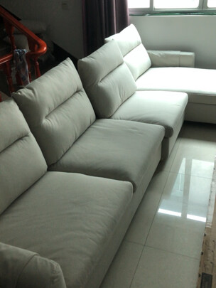 林氏木业布艺沙发极度喜欢感受反馈