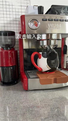 惠家（WPM）半自动咖啡机KD135B 家用复古办公室高压萃取智能意式咖啡机 WELHOME KD-135B银色