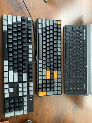 使用点评反馈爱国者a100奶咖色k黄轴无线键盘真实情况如何交流一周