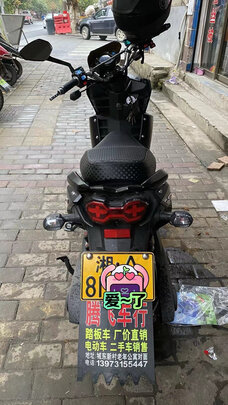 【京选好物】新款电动车电瓶车电摩踏板车成人双人男高速电动摩托车 套餐四顶配2KW超威电池 72V及以上
