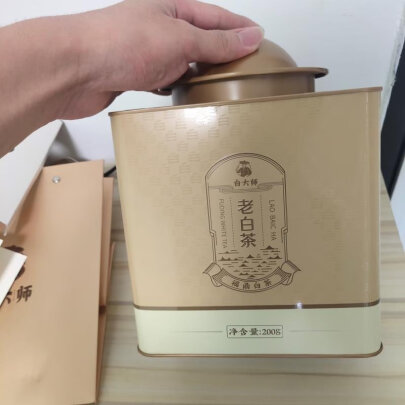 图片[4] - 值得入手吗？白大师福鼎白茶2017年寿眉散茶铁罐装200g - 淘实惠