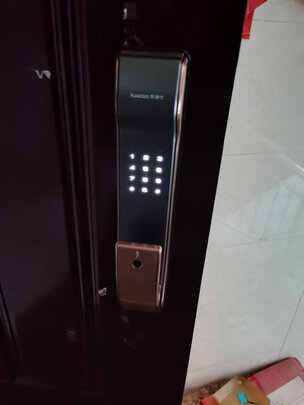 凯迪仕（KAADAS）指纹锁K9-S 智能锁密码锁家用防盗门锁 全自动智能门锁电子锁 K9-S红古铜【升级WIFI直连】