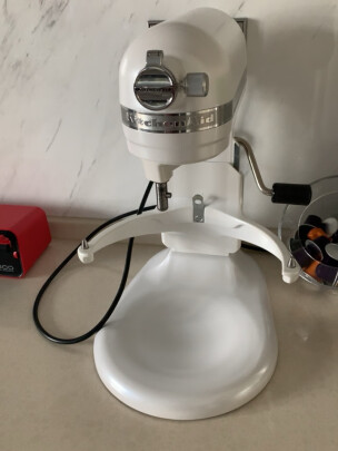 %title插图%num KitchenAid/凯膳怡 厨师机家用升降式6.9升厨师机和面多功能搅拌机5KSM7580XCCA 珠光红美国原装进口
