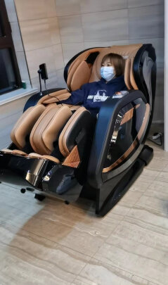 %title插图%num 美国西屋 3D按摩椅S700家用按摩椅电动老人全身自动多功能零重力揉捏智能型沙发太空舱按摩椅SL导轨 鎏金黑
