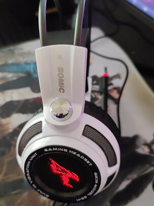 %title插图%num 硕美科(SOMIC)G941 降噪版 电竞游戏耳机 电脑头戴式耳麦 主动降噪震动 USB7.1声效带麦 有线吃鸡耳机