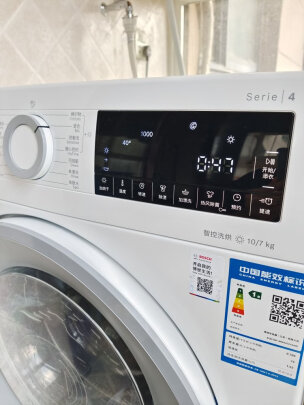 %title插图%num 博世 BOSCH 10公斤全自动变频滚筒洗烘一体机 热风除菌 祛味除螨 智控洗烘 XQG100-WNA254VA0W