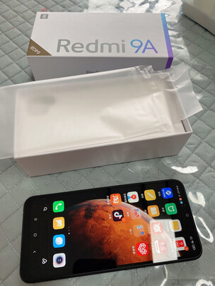 Redmi 9A 5000mAh大电量 1300万AI相机 八核处理器 人脸解锁 4GB+64GB 砂石黑 智能手机 小米 红米