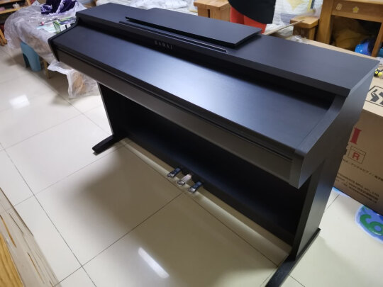 %title插图%num KAWAI卡瓦依电钢琴KDP120G 家用立式钢琴 88键重锤 成人卡哇伊数码电子钢琴 KDP120GR檀木色全套+礼包 KDP110升级