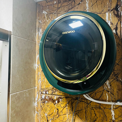 大宇（DAEWOO）星云系列 高温煮洗 童装洗消毒 滚筒洗衣机 3KG家用迷你壁挂洗衣机 DY-BGX06 翡翠绿
