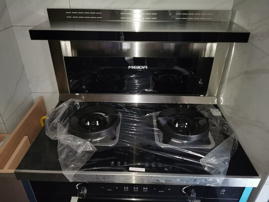 美大（Meida）集成灶蒸烤一体 集成一体灶 升级款Z20-ZK 侧吸下排抽油烟机燃气灶蒸烤箱 钢化玻璃（液化气）
