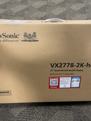 优派VX2778-2K-HD-2一周使用彻底爱上了吗