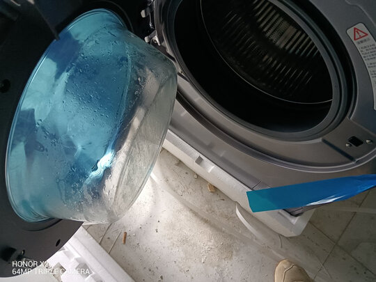 %title插图%num 海尔(Haier)滚筒洗衣机全自动家用洗烘一体10公斤一级能效全自动滚筒洗衣机烘干 EG100HB108S