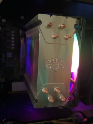 %title插图%num 酷冷至尊(Cooler Master) 暴雪T400V2 炫彩风冷散热器(支持多平台/4热管直触/炫彩灯效/风量降噪风扇)