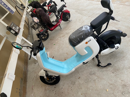 绿源电动车48V24A锂电池新国标电动自行车 液冷电机 K5 灰