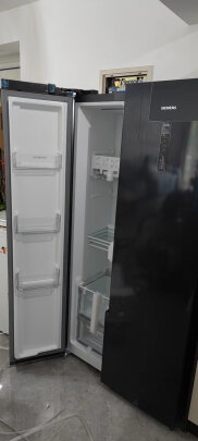 %title插图%num 西门子(SIEMENS) 502升 变频无霜冷藏双开门对开门冰箱 纤薄大容量(湖蕴蓝) BCD-502W(K65L56SMEC)