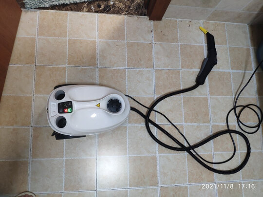 %title插图%num KARCHER德国卡赫蒸汽拖把洗地机家用速热多功能蒸汽机高温高压杀菌率99.99%SC3 sc3白旗舰版