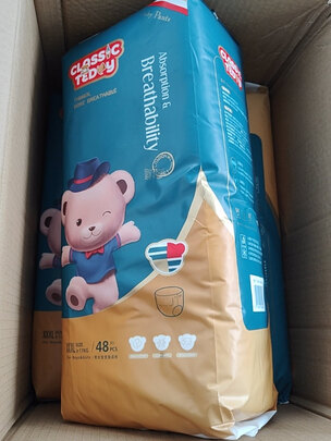 泰迪熊臻薄拉拉裤试用装l7婴儿拉拉裤安全好用吗?吐槽我的感受!