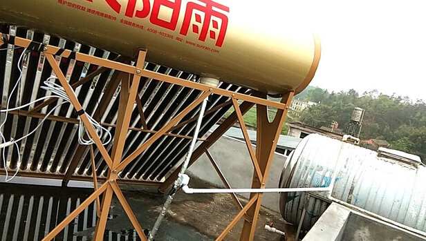 太阳能热水器|外观展示太阳雨太阳能热水器怎么样真实使用感受大揭秘