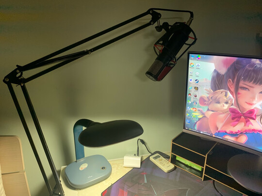 %title插图%num 客所思 K10直播版USB外置声卡 + iSK S600电容麦克风 + 悬臂支架 主播网络K歌录音直播套装