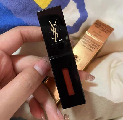 ysl圣罗兰黑管唇釉416 5.