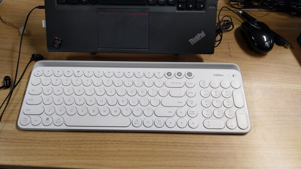 米物(miiiw)双模蓝牙键盘小米生态链无线键盘一键切换便携轻薄笔记本