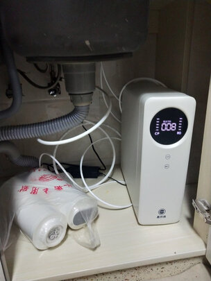 %title插图%num 易开得净水器家用直饮600G净水机双出水设计 反渗透厨房自来水过滤器 RO厨下式纯水机SAT-3033-3