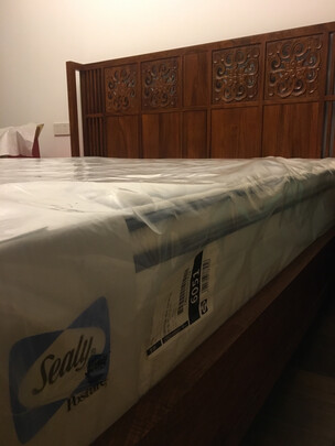 美国丝涟（Sealy）席梦思乳胶床垫双人美姿感应弹簧乳胶床垫 软硬适中 新臻情舒享版 1800*2000*270
