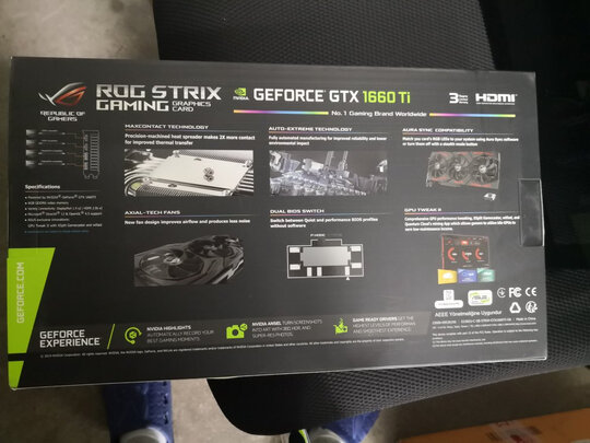 揭秘介绍华硕（ASUS）GTX1660ti 1650 1660猛禽显卡质量怎么样,用后诉说其售后
