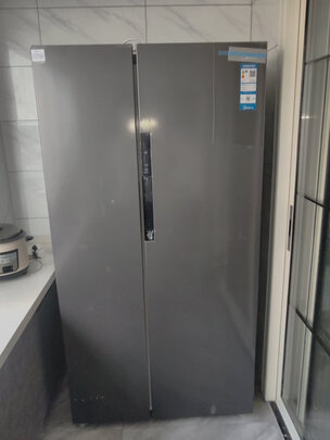 美的(Midea)606升变频一级能效对开双门家用冰箱京东小家智能家电风冷无霜BCD-606WKPZM(E)大容量精细分储