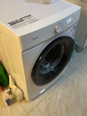 %title插图%num 美的(Midea)滚筒洗衣机全自动 10公斤 食用级巴氏除菌洗 10KG大容量 安静变频MG100V11D 以旧换新
