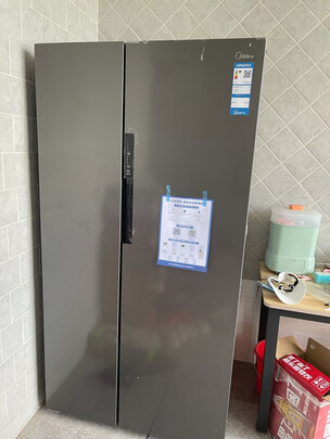 %title插图%num 美的(Midea)606升变频一级能效对开双门家用冰箱京东小家智能家电风冷无霜BCD-606WKPZM(E)大容量精细分储