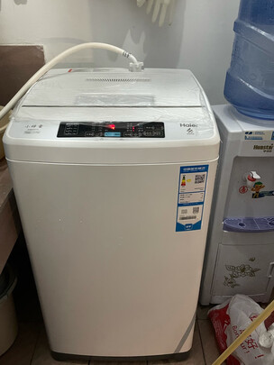统帅（Leader）海尔出品8公斤波轮洗衣机全自动小型宿舍家用迷你洗衣机957