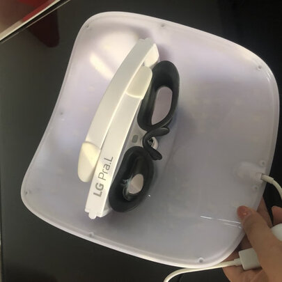 %title插图%num LG 洁面洗脸仪 美容仪 去黑头敏感肌油皮超声波清洁毛孔仪器 硅胶电动 椰子白 BCP2