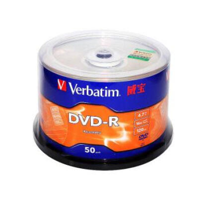 Verbatim原装16x4.7G DVD-R光盘50片桶装好用吗？ - 淘实惠