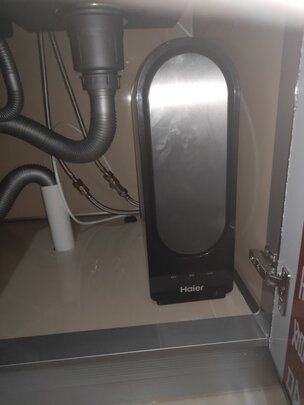 【自营仓正常发货】海尔净水器家用不锈钢厨房直饮机 600G大通量不用电无废水 保留矿物质水超滤机 不锈钢色