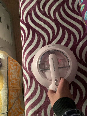 美的（Midea）除螨仪MT3 有线手持床上家用吸尘器 冰莹粉 紫外线杀菌除螨