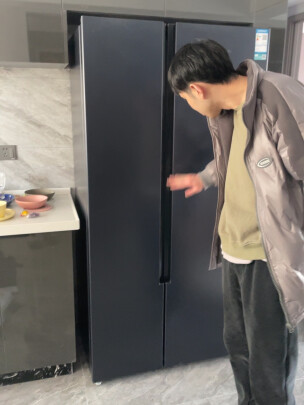 %title插图%num 西门子(SIEMENS) 502升 变频无霜冷藏双开门对开门冰箱 纤薄大容量(湖蕴蓝) BCD-502W(K65L56SMEC)