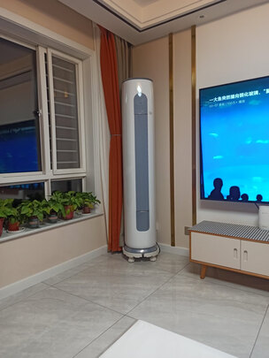 格力（GREE）空调 云逸Ⅱ 2匹新一级能效 变频冷暖 自清洁 智能WiFi 大风量客厅圆柱立式柜机 2匹 KFR-50LW/NhGm1BAj