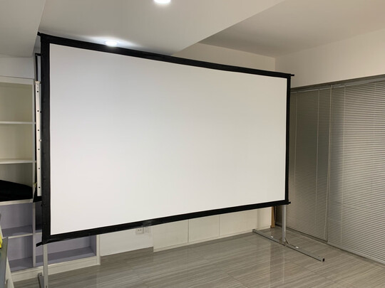 投影幕布|用户揭秘艾瑞尔折叠投影幕布好吗,入手解密评测真相