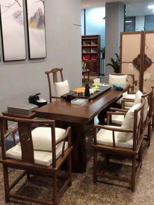 新中式实木茶桌椅组合，禅意茶室必备！ - 淘实惠