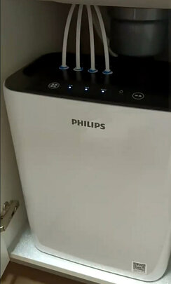 %title插图%num 飞利浦(PHILIPS) 家用净水器600加仑纯/净双出水 一级水效 1.7L/min末端流速 RO反渗透纯水机AUT3043