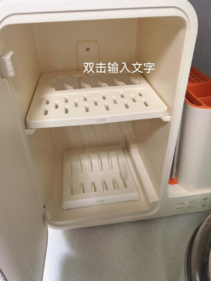 火鸡消毒柜家用小型台式餐具消毒碗柜紫外线杀菌收纳刀架消毒筷子砧板高温烘干双层空间消毒机 B21