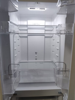 奥马(Homa) 252升 风冷无霜多门冰箱 家用超薄 双变频节能对开门四开门双开门式 零度保鲜 金色 BCD-252WF/B